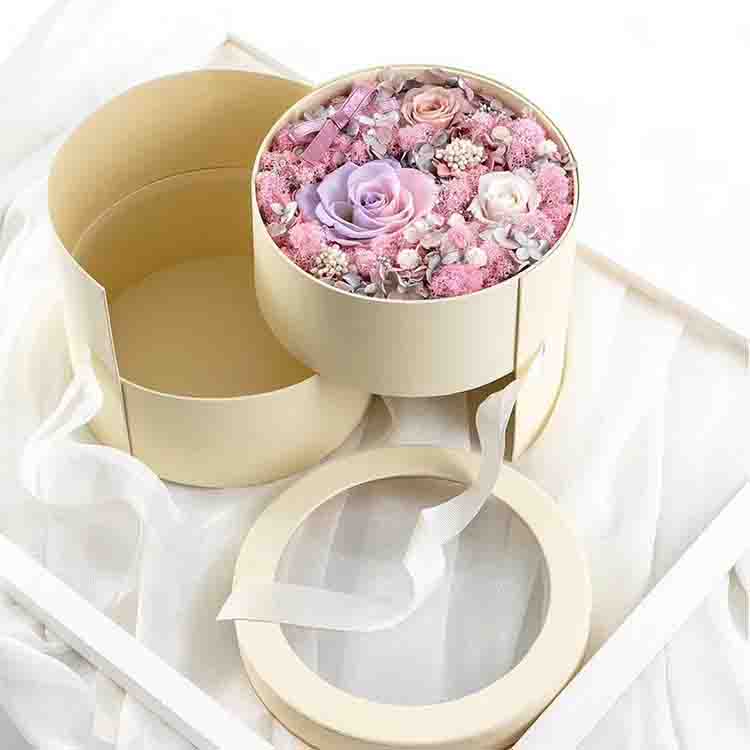 Grand tube de papier de fleur